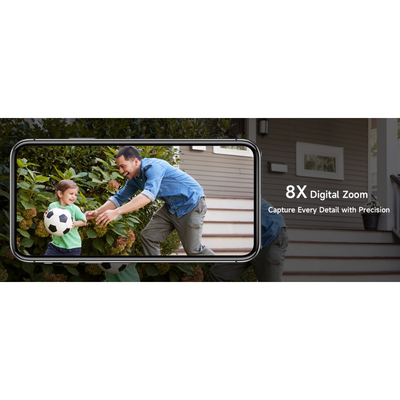 OP1 nadzorna kamera, Zunanja,4MP UHD, 2,4 in 5,8GHz, Arenti