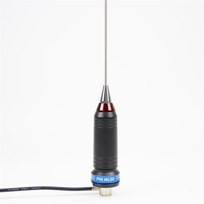 CB PNI ML50 antena, dolžina 48cm, 26-28MHz, 600W s priključnim kablom RG58 3,5 metra, brez vtiča PL259