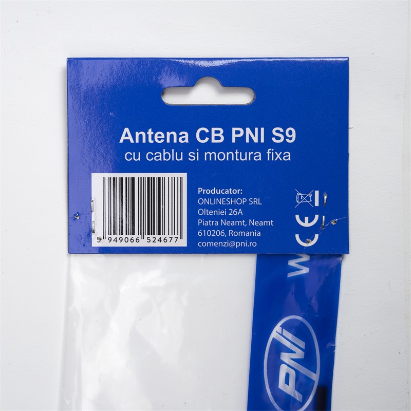 CB PNI S9 antena s konico dolžine 120 cm s 4m RG58 kablom