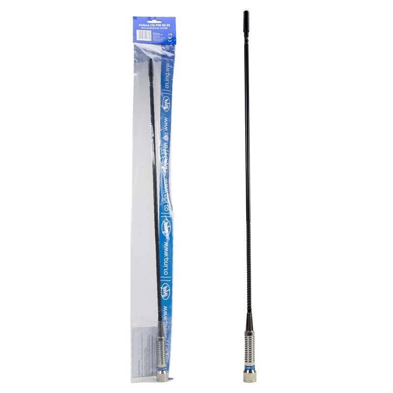 CB PNI ML90 antena 26-30MHz, 71 cm, 150W, brezžična, združljiva s katero koli povezavo PL259