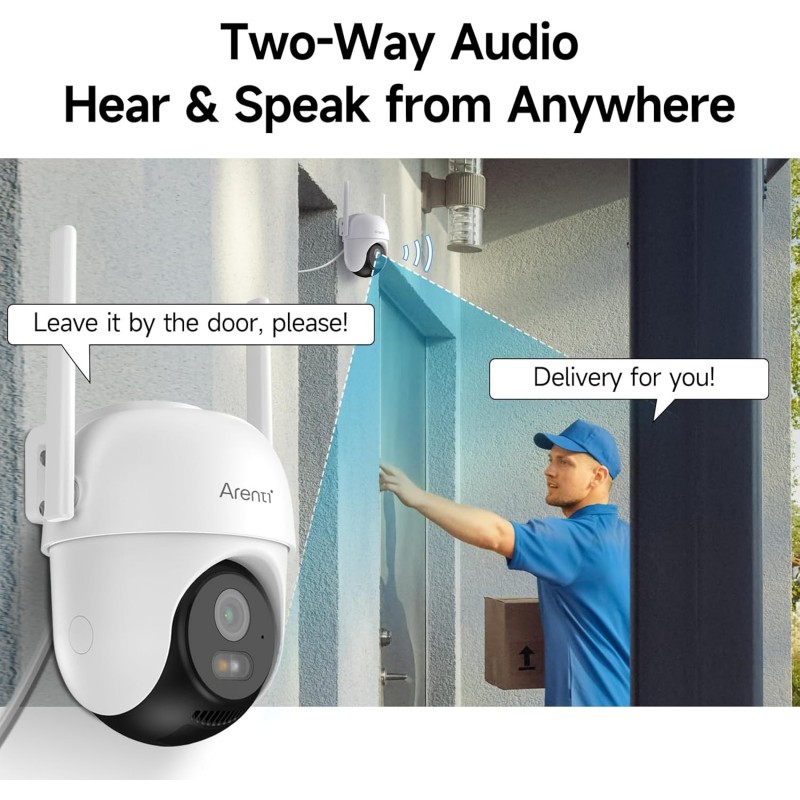 OP1 nadzorna kamera, Zunanja,4MP UHD, 2,4 in 5,8GHz, Arenti