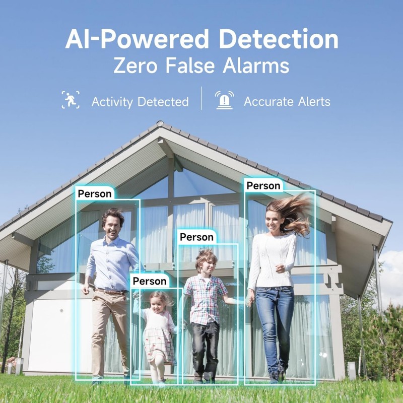 OP1 nadzorna kamera, Zunanja,4MP UHD, 2,4 in 5,8GHz, Arenti