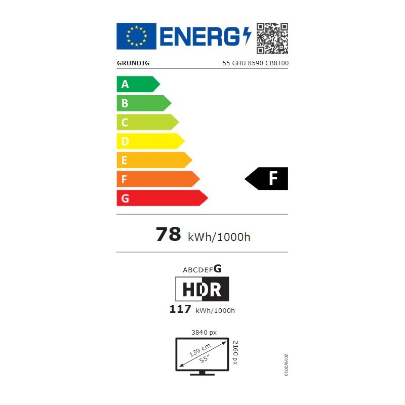 Grundig Nano LED TV sprejemnik 55GHU8590