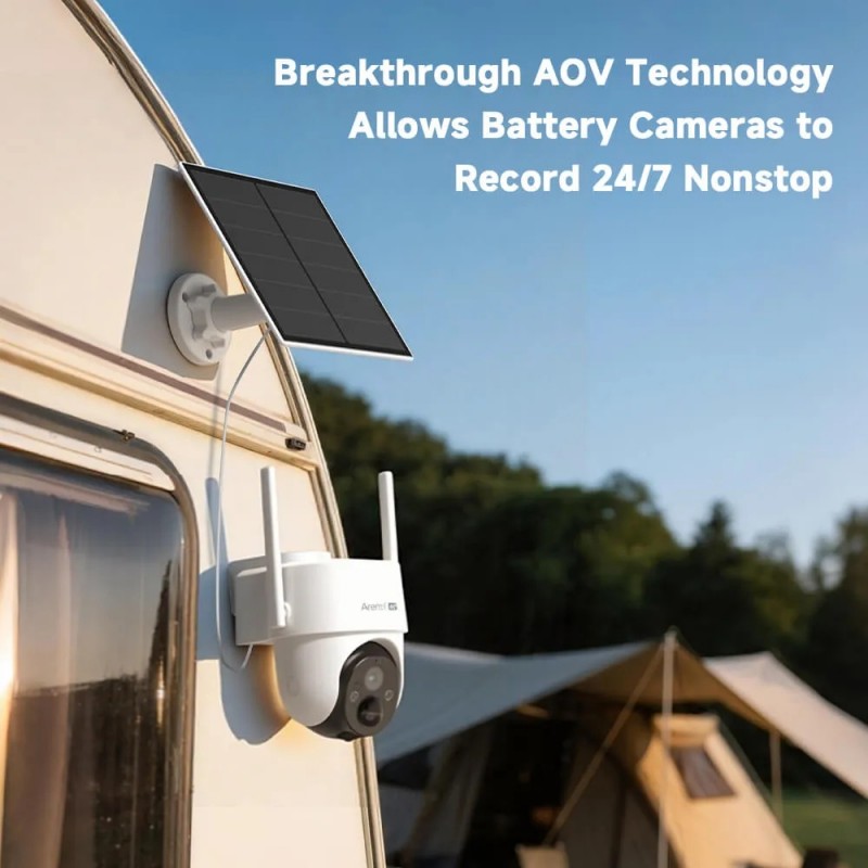 GO3G+SP2 2K 3MP 4G zunanja varnostna kamera z baterijo, SIM, arenti