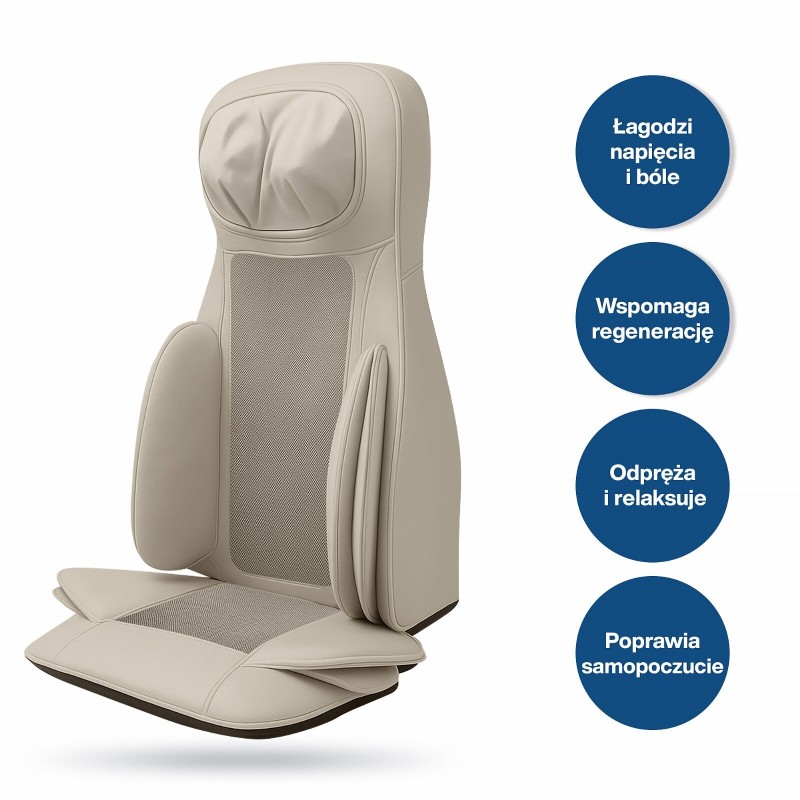 Masažna blazina Shiatsu Olympia – bež