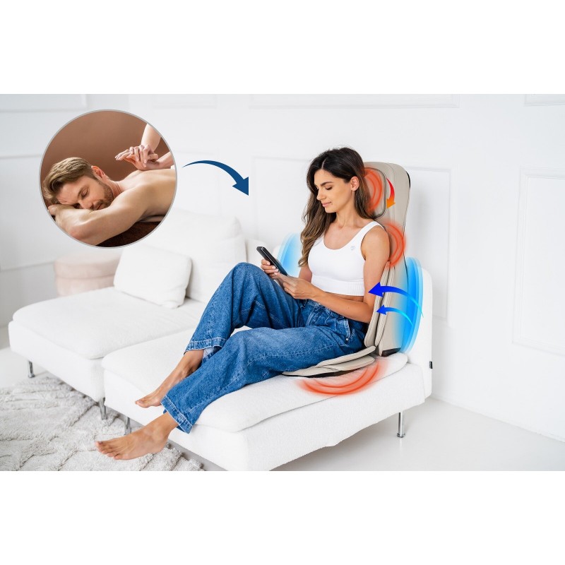 Masažna blazina Shiatsu Olympia – bež