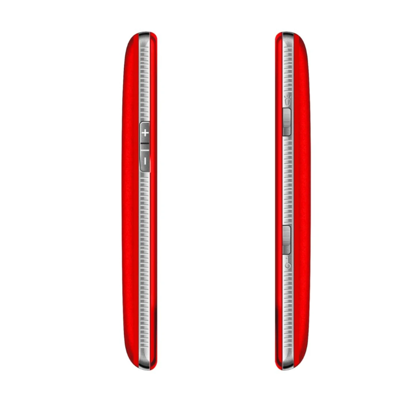 GSM aparat EasyPhone XR, rdeče barve + polnilec