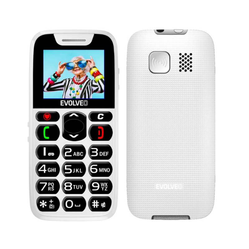 GSM aparat EasyPhone - Bele barve Odprta embalaža