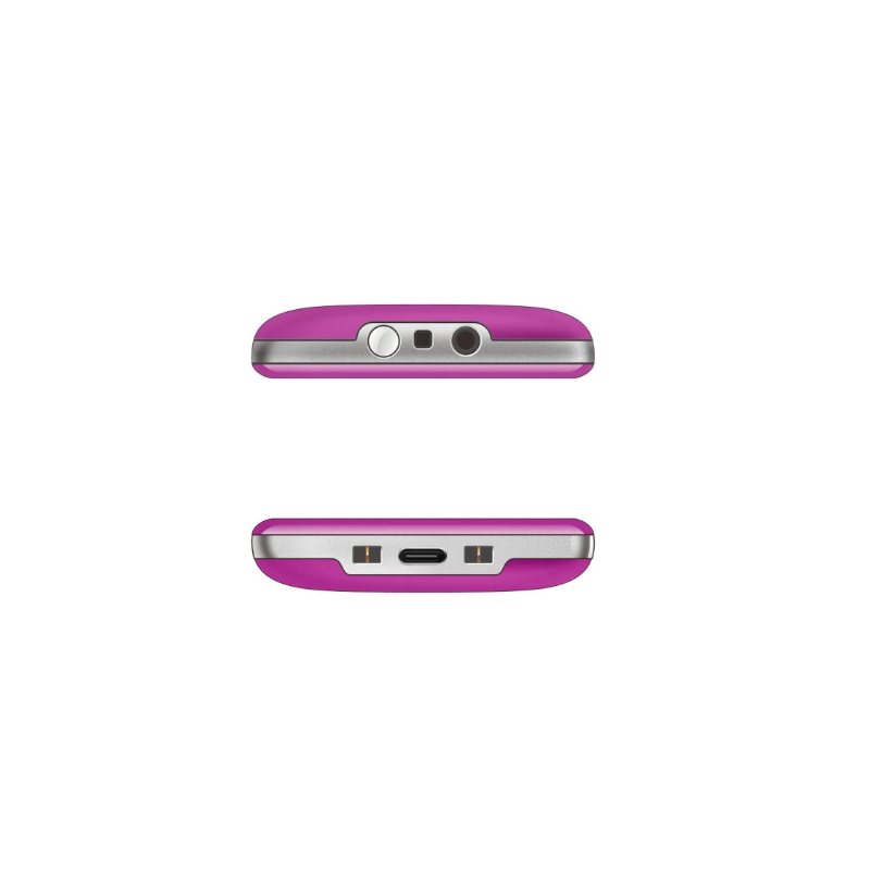 GSM aparat EasyPhone XR - Roza + polnilec