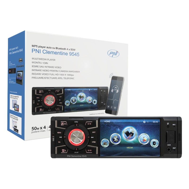 Avtoradio Clementine 9545,MP5,1DIN,Bluetooth RABLJENO