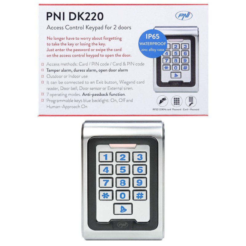 Tipkovnica za nadzor dostopa DK220