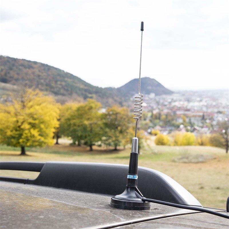CB antena PNI ML29 dolžine 34 cm, z magnetom premera 70 mm in kablom RG58