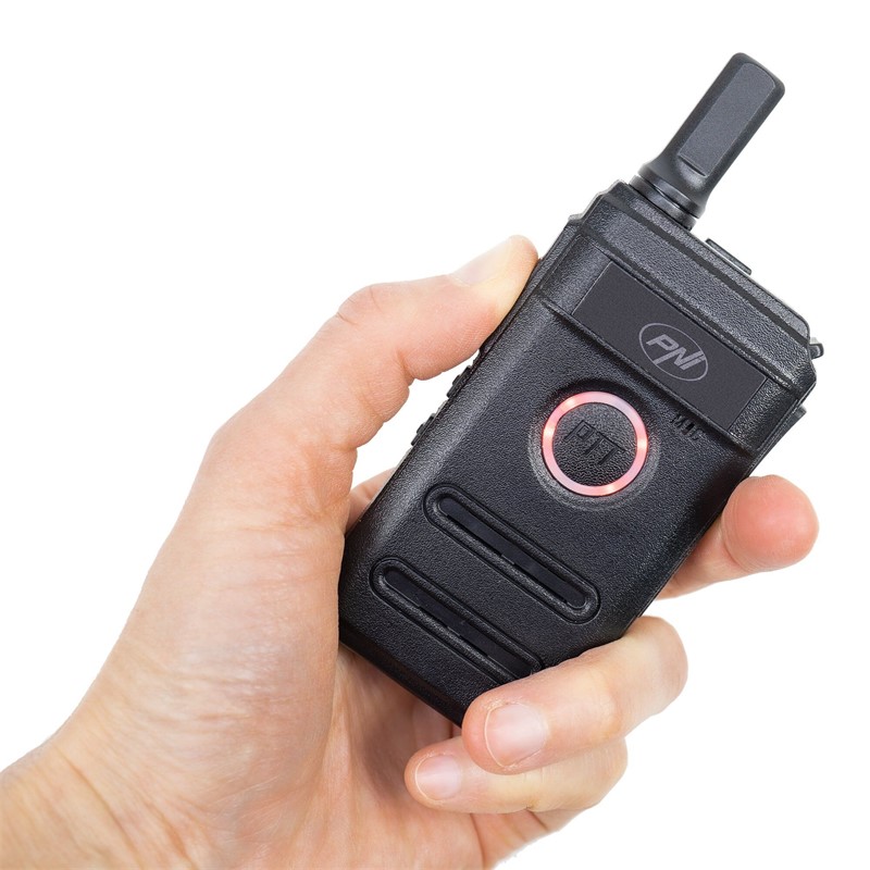Prenosna radijska postaja PNI PMR R10 PRO, 446MHz, 0,5W, 16 programabilnih kanalov, 16 PMR