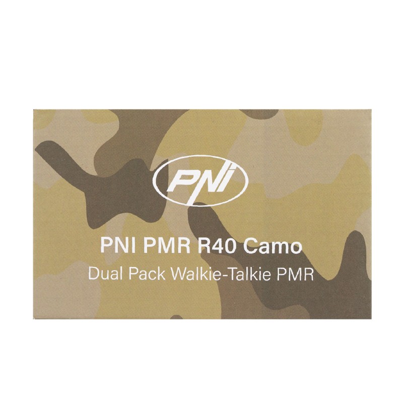 Prenosna radijska postaja PNI PMR R40 Camo, komplet z 2 kosoma