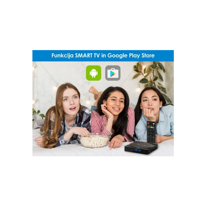 Android box 4K 2GB/16GB, pametni sprejemnik Android 9.1 ODPRTA EMBALAŽA