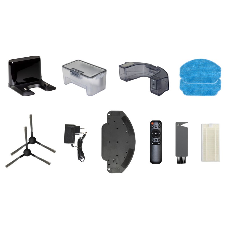 Salente R2, robotski sesalnik, istočasno sesanje in pomivanje, WiFi