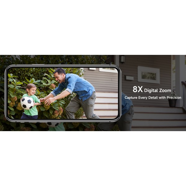 OP1 nadzorna kamera, Zunanja,4MP UHD, 2,4 in 5,8GHz, Arenti