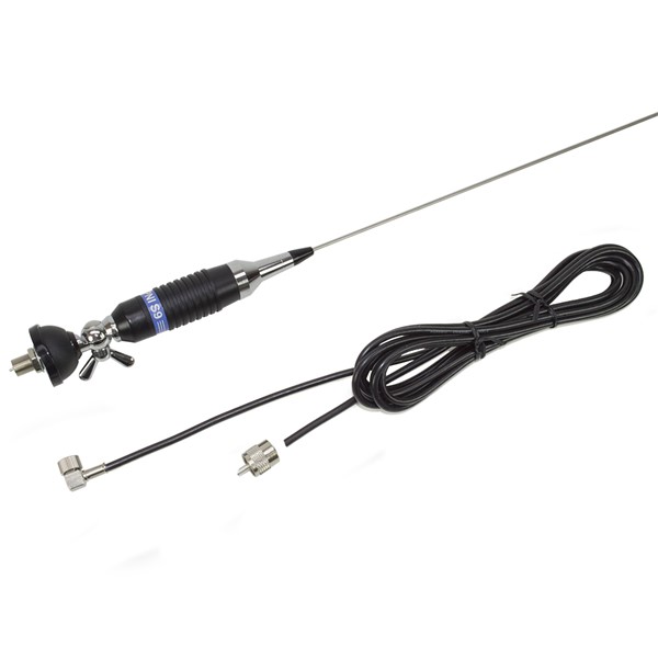 CB PNI S9 antena s konico dolžine 120 cm s 4m RG58 kablom