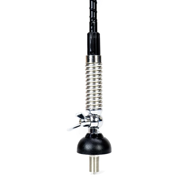 CB PNI S60 antena z metuljčkom, dolžina konice 59 cm, z nosilcem, 4 m kablom in PL vtičem, steklena vlakna