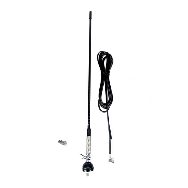 CB PNI S60 antena z metuljčkom, dolžina konice 59 cm, z nosilcem, 4 m kablom in PL vtičem, steklena vlakna