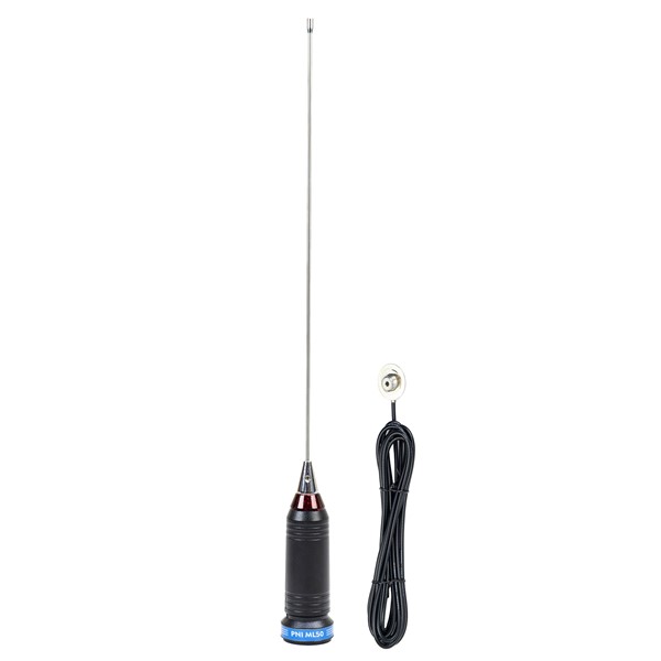 CB PNI ML50 antena, dolžina 48cm, 26-28MHz, 600W s priključnim kablom RG58 3,5 metra, brez vtiča PL259