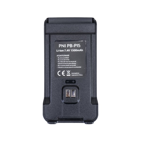 Prenosna VHF / UHF radijska postaja PNI P15UV dual band, z baterijo 1500mAh