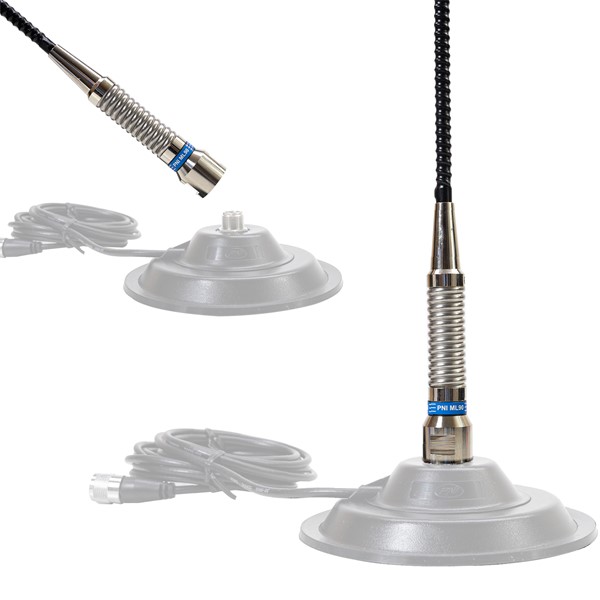 CB PNI ML90 antena 26-30MHz, 71 cm, 150W, brezžična, združljiva s katero koli povezavo PL259