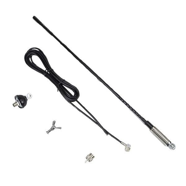 CB PNI S60 antena z metuljčkom, dolžina konice 59 cm, z nosilcem, 4 m kablom in PL vtičem, steklena vlakna