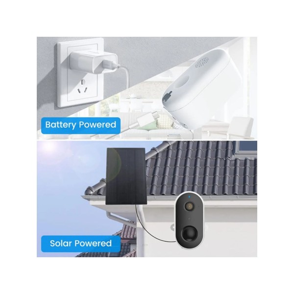 GO1 & SP brezžična zunanja kamera s baterijo za polnjenje in solarni panel