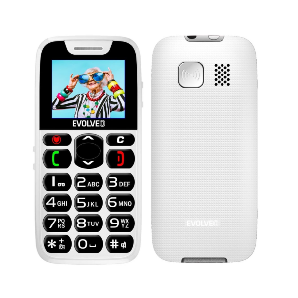 GSM aparat EasyPhone - Bele barve Odprta embalaža 