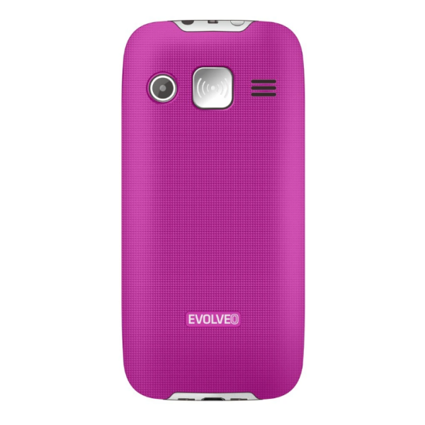GSM aparat EasyPhone XR - Roza + polnilec