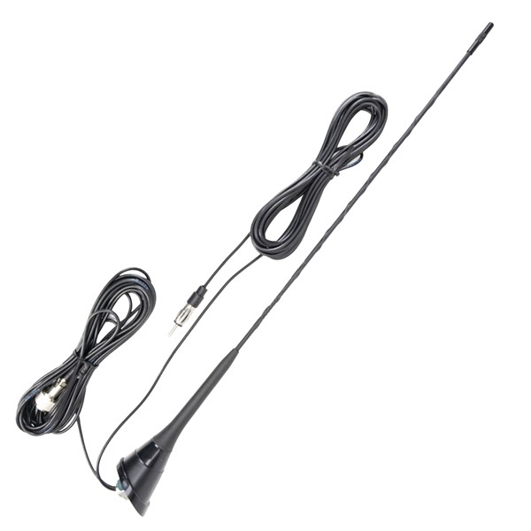 CB antena PNI Duplex 2000 CB-FM, 26-28MHz (CB), 87-108MHz (FM), CB kabel in FM kabel 5 metrov, steklena vlakna, dolžina 490 mm