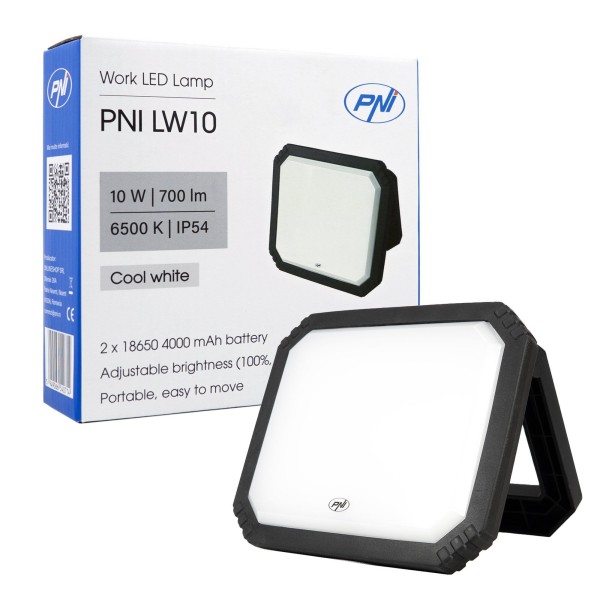 PNI LED reflektor LW10 10W 6500K Delovna svetilka