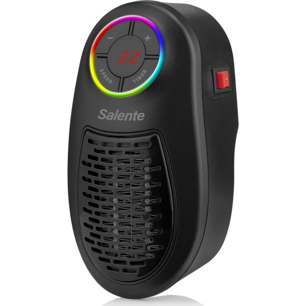 Salente HotHeat, mini grelnik, 500 W, črne barve