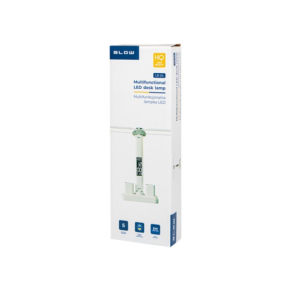 LED namizna svetilka z uro BLOW  LB24 44-189