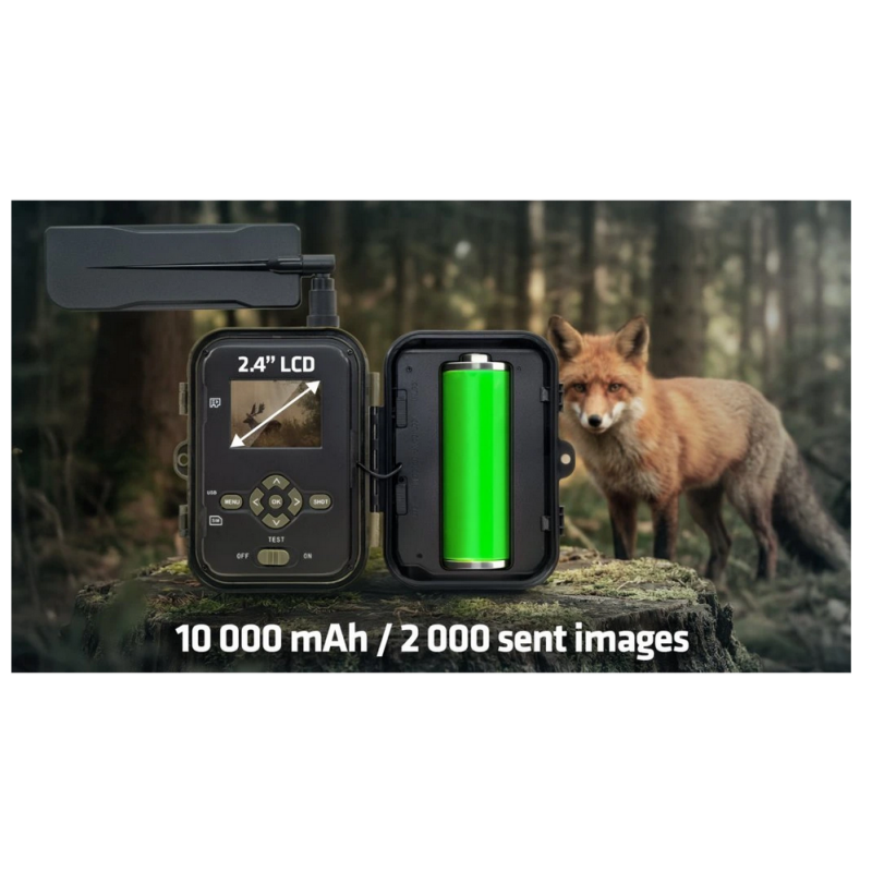 EVOLVEO StrongVision PRO 4G II, lovska kamera / varnostna kamera s 4G LTE in baterijo 10.000 mAh