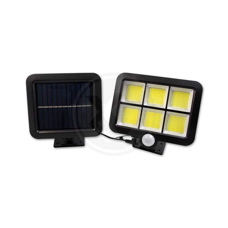 Solarni LED reflektor IP54 6xCOB + senzor 1593