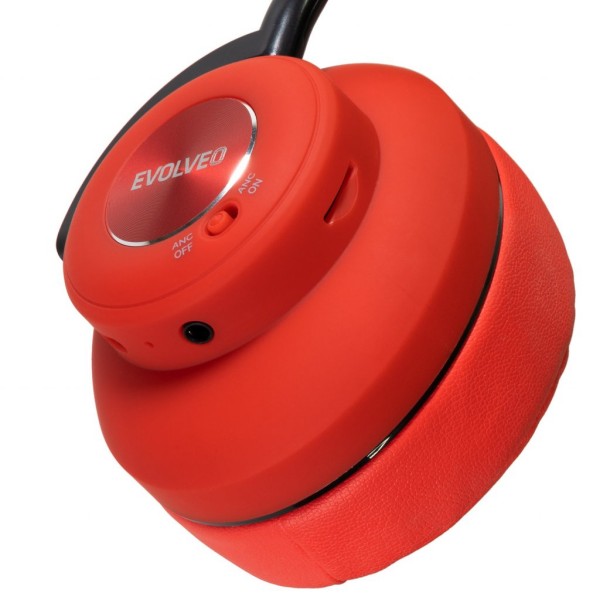 SupremeSound 4ANC, brezžične slušalke, Bluetooth 5.0, ANC (Rdeče)