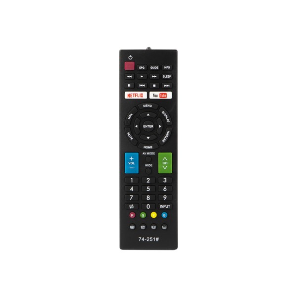 Daljinski upravljalnik BLOW LCD za SHARP III Netflix YouTube 8m 2xAAA